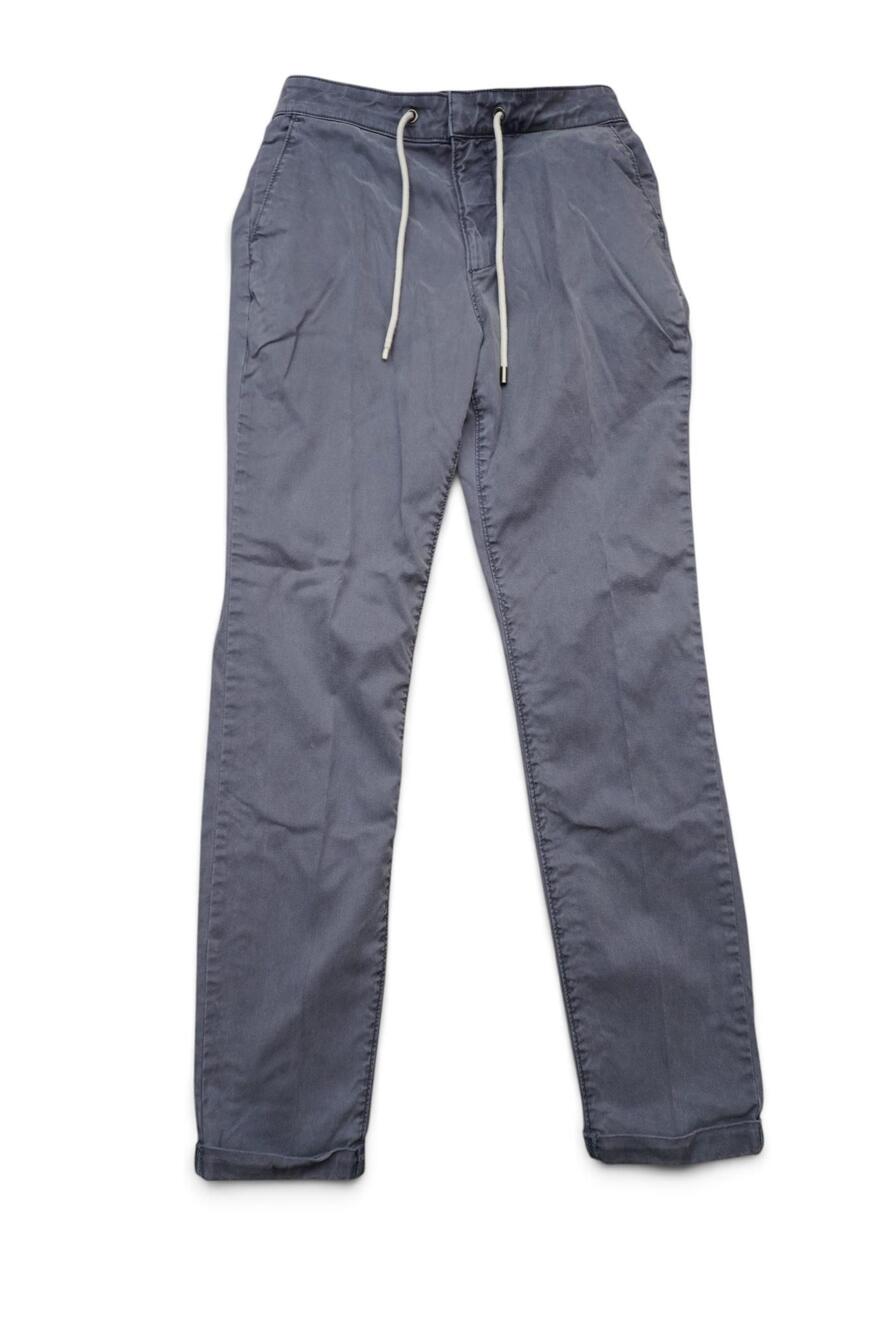 PAIGE Fraser Pant Men's 31x30 Blue Drawstring Cuffed Trouser Stretch M953J47